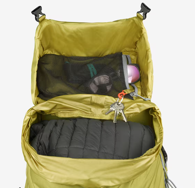 Туристический Рюкзак QUECHUA MH500 38л 62см x 30см x 31см Желтый Совместимые с Питьевой Системой - Фото 5 Туристический Рюкзак QUECHUA MH500 38л 62см x 30см x 31см Желтый Совместимые с Питьевой Системой - изображение 5