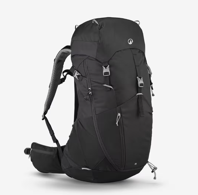 Туристический Рюкзак QUECHUA MH500 38л 62см x 30см x 31см Черный Совместимые с Питьевой Системой - Фото 1 Туристический Рюкзак QUECHUA MH500 38л 62см x 30см x 31см Черный Совместимые с Питьевой Системой - изображение 1