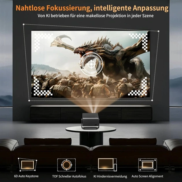 Проектор INFGO IGP1 Full HD Wi-Fi Bluetooth Android (102215318) - зображення 4