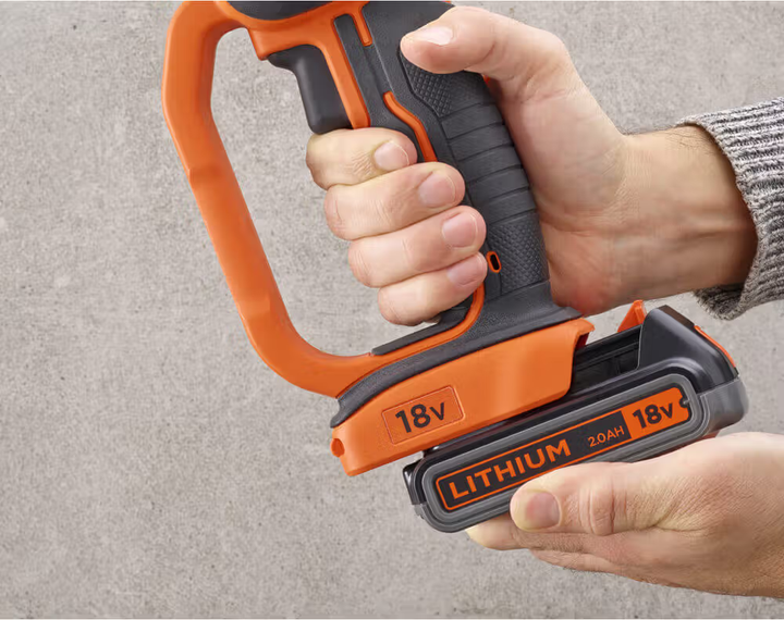 Аккумуляторная угловая шлифмашина BLACK+DECKER BCG720M1 : с АКБ 18В 4Аh, диск125 мм (BCG720M1) - изображение 9