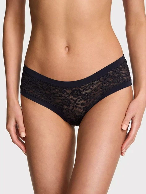 Бесшовные трусики чики No-Show Lacie Cheeky Victoria's Secret черные L - Фото 1 Бесшовные трусики чики No-Show Lacie Cheeky Victoria's Secret черные L - изображение 1
