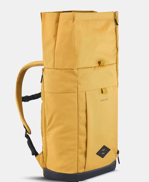 Туристичний Рюкзак QUECHUA NH Escape 500 Rolltop 23л 46 х 28 х 22 см Жовтий - зображення 4