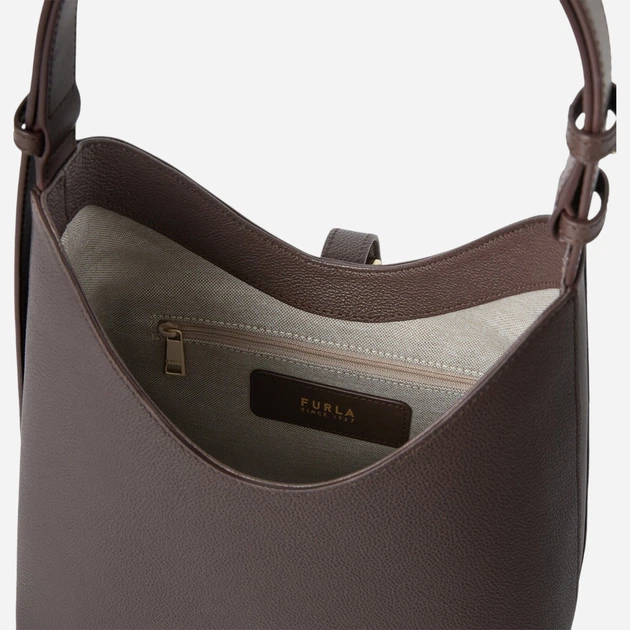 Torba damska skórzana Furla WB01979BX33532460S1007 Brązowa (800070360626) - obraz 5