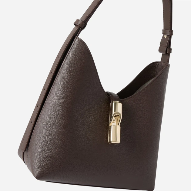 Torba damska skórzana Furla WB01979BX33532460S1007 Brązowa (800070360626) - obraz 6