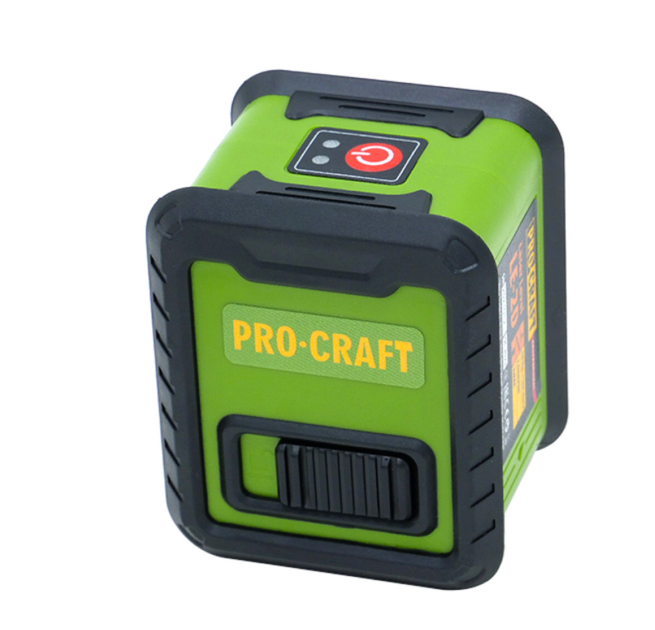 Лазерный уровень Procraft LE 2D NEW зеленый лазерный нивелир с точностью нивелирования плюс минус 0 5 мм м рабочим диапазоном 10 м резьбой 1 4 для строительных ремонтных и монтажных работ - Фото 4 Лазерный уровень Procraft LE 2D NEW зеленый лазерный нивелир с точностью нивелирования плюс минус 0 5 мм м рабочим диапазоном 10 м резьбой 1 4 для строительных ремонтных и монтажных работ - изображение 4