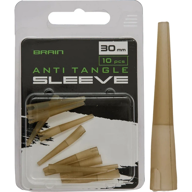 Противозакручиватель Brain Anti Tangle Sleeve 30mm (10 шт/уп) Brown SGXA-CA10-5 - Фото 1 Противозакручиватель Brain Anti Tangle Sleeve 30mm (10 шт/уп) Brown SGXA-CA10-5 - изображение 1