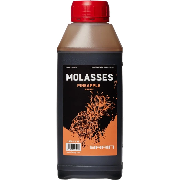 Меляса Brain Molasses Pineapple (ананас) 500ml - Фото 1 Меляса Brain Molasses Pineapple (ананас) 500ml - зображення 1
