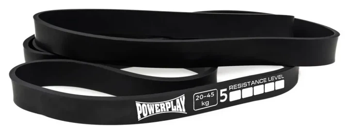 Еспандер-петля (гумка для фітнесу та кроссфіту) PowerPlay 4117 Power Band Чорна (16-32kg) (Чорна (20-45kg)) - Фото 3 Еспандер-петля (гумка для фітнесу та кроссфіту) PowerPlay 4117 Power Band Чорна (16-32kg) (Чорна (20-45kg)) - изображение 3