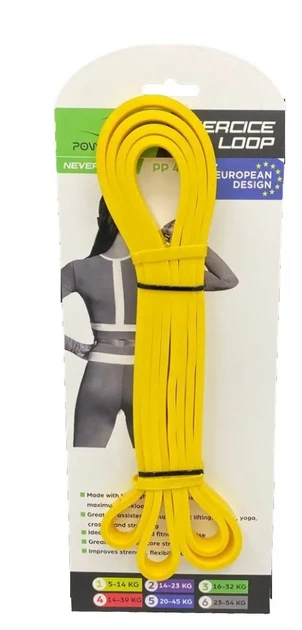 Еспандер-петля (гумка для фітнесу та кроссфіту) PowerPlay 4115 Power Band Light Жовта (5-14kg) (PP_PP_4115_Yellow_(5-14 kg)) - Фото 10 Еспандер-петля (гумка для фітнесу та кроссфіту) PowerPlay 4115 Power Band Light Жовта (5-14kg) (PP_PP_4115_Yellow_(5-14 kg)) - изображение 10