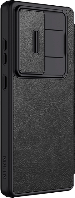 Etui Nillkin Qin Pro Leather do Samsung Galaxy S25 Ultra Black (6902048290532) - obraz 3