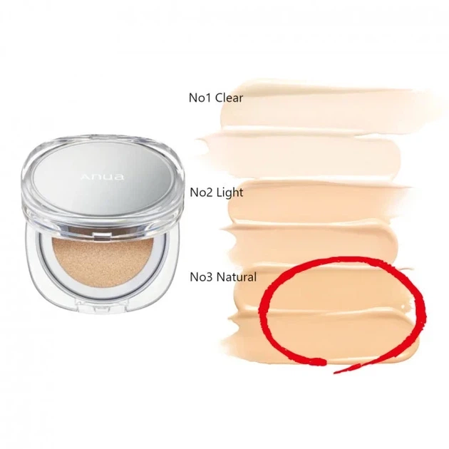 Увлажняющий кушон Anua Gyul Cushion SPF50+ PA+++ 03 natural, 15 г - Фото 3 Увлажняющий кушон Anua Gyul Cushion SPF50+ PA+++ 03 natural, 15 г - изображение 3