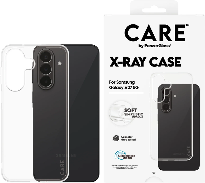 Etui CARE by PanzerGlass X-Ray do Samsung Galaxy A27 5G Transparent (5715685034497) - obraz 2