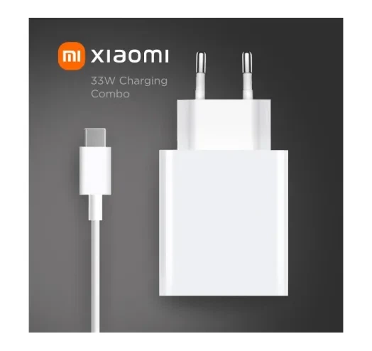 Зарядное устройство Xiaomi 33W HyperCharge Combo (USB-A) + кабель USB Type-C, White - Фото 4 Зарядное устройство Xiaomi 33W HyperCharge Combo (USB-A) + кабель USB Type-C, White - изображение 4