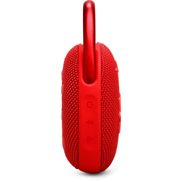 Портативна Bluetooth-колонка JBL Clip 5 IP67 7 Вт з карабіном, червона - зображення 4