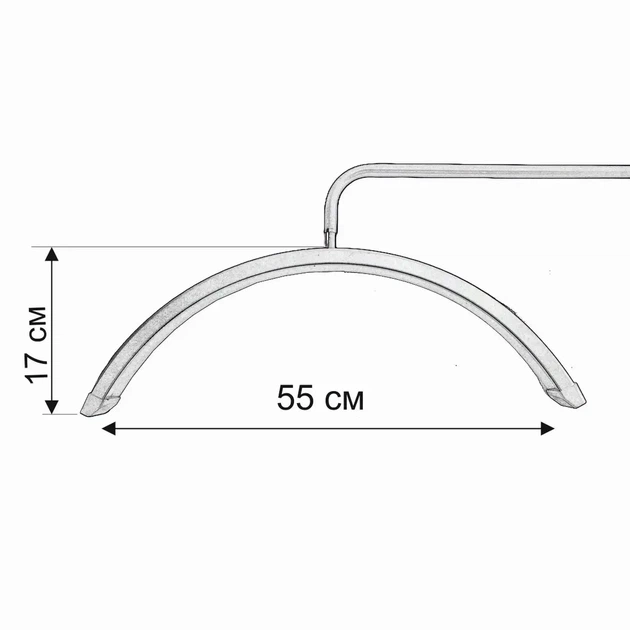 Професійна безтіньова дугова LED-лампа Smart MOON Light HD-M6X 50 Вт золота на штативі з тримачем для телефону та пультом - зображення 3