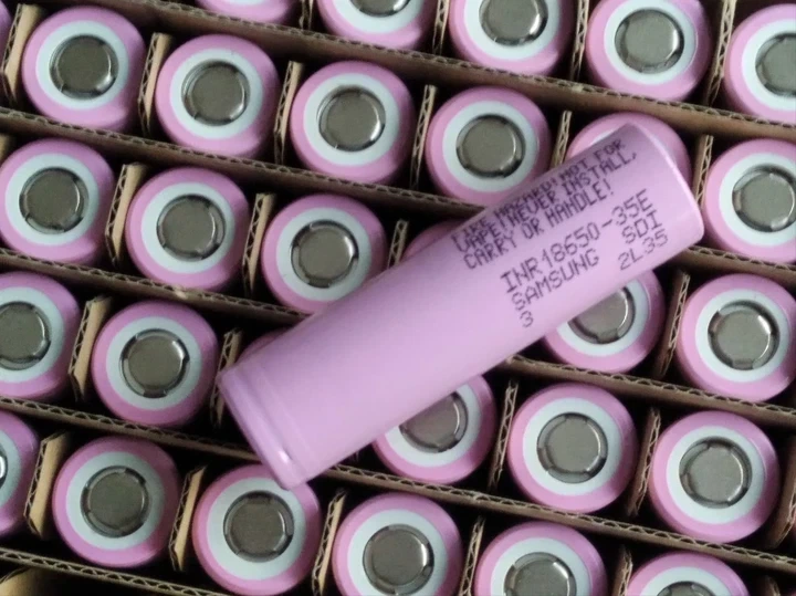Аккумулятор 18650 Li-Ion Samsung INR18650-35E, 3400 mAh, 8A-2 ШТУКИ в боксе - изображение 2