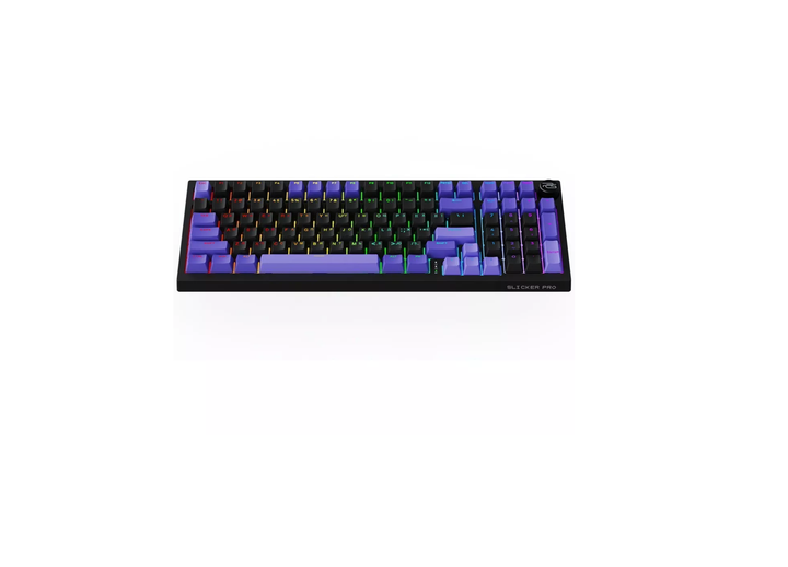 Бездротова клавіатура Proove Gaming Slicker Pro (Ukraine Layout) black-purple - Фото 2 Бездротова клавіатура Proove Gaming Slicker Pro (Ukraine Layout) black-purple - зображення 2