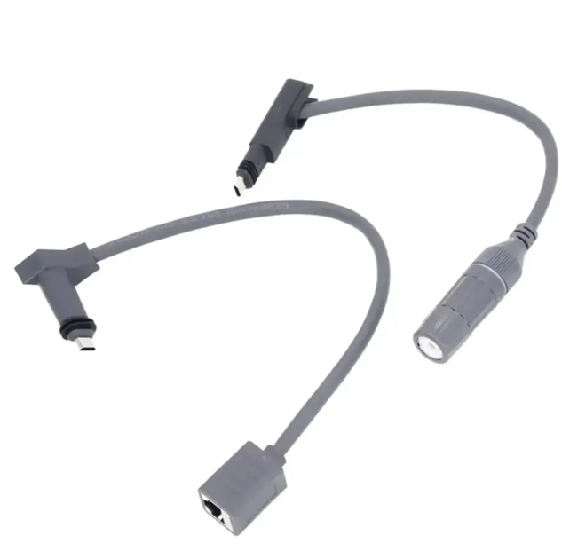 Комплект конекторів для Starlink GEN 2 SPX to RJ45 адаптер Ethernet водонепроникний 1200Мбіт/с мідь з гумовим корпусом 2шт - Фото 3 Комплект конекторів для Starlink GEN 2 SPX to RJ45 адаптер Ethernet водонепроникний 1200Мбіт/с мідь з гумовим корпусом 2шт - зображення 3