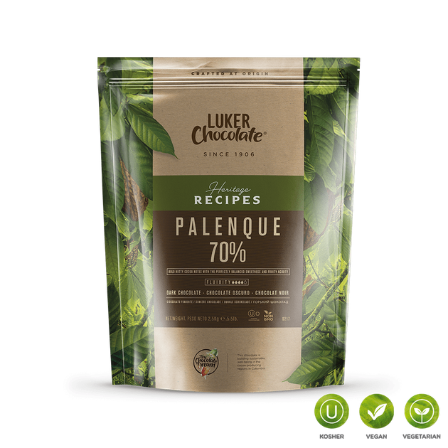 Шоколад екстра чорний PALENQUE 70% Luker Chocolate, 2,5 кг - Фото 1 Шоколад екстра чорний PALENQUE 70% Luker Chocolate, 2,5 кг - изображение 1