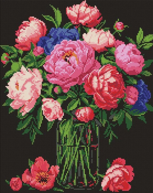 Алмазна мозаїка Розкіш півоній ©art_selena_ua 40x50 AMO8007 Ідейка - Фото 1 Алмазна мозаїка Розкіш півоній ©art_selena_ua 40x50 AMO8007 Ідейка - зображення 1
