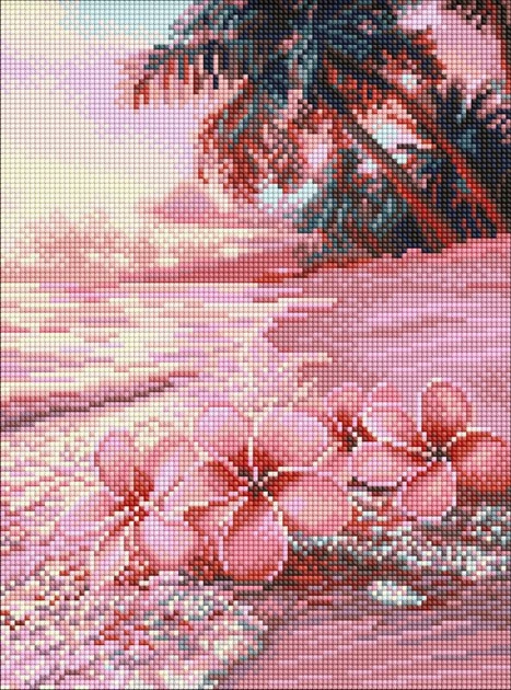 Алмазная мозаика Розовый пляж ©art_selena_ua 30x40 AMO8222 Идейка - Фото 1 Алмазная мозаика Розовый пляж ©art_selena_ua 30x40 AMO8222 Идейка - изображение 1