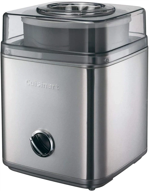 Мороженица Cuisinart Ice Cream Deluxe ICE30BCE, 2 л, приготовление за 25 минут, серебристая - изображение 2