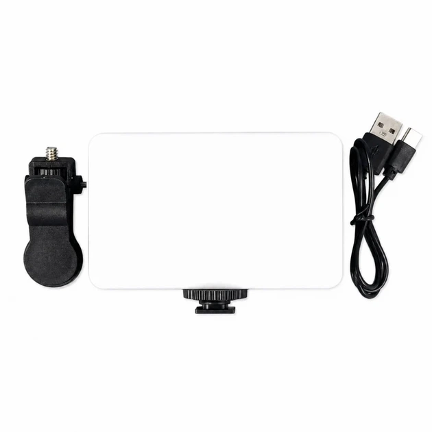 LED лампа портативна MJ-35 RGB 5W Black автономне живлення прищіпка Type-C - зображення 2