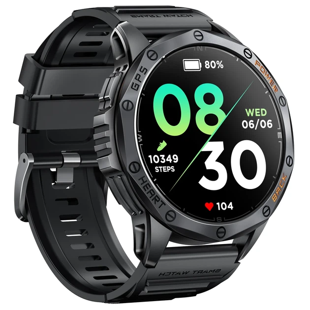 Умные часы Smart GPS Max Black AMOLED 1,43" сталь 51х15 мм - изображение 8