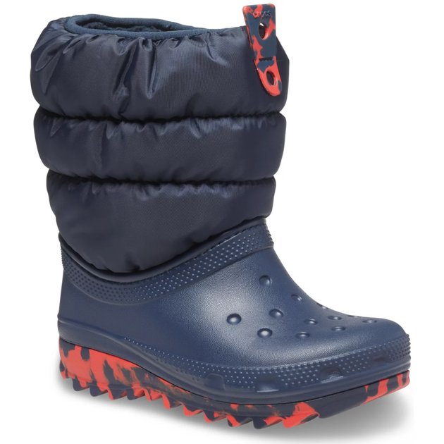 Дитячі крокси чоботи для хлопчика Crocs Neo Puff Boot Navy (19-20, синій) - изображение 2
