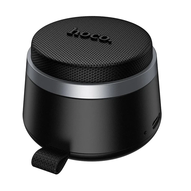 Портативная колонка HOCO HC43 3W Bluetooth 5.4 IPX4 ABS Черная - Фото 1 Портативная колонка HOCO HC43 3W Bluetooth 5.4 IPX4 ABS Черная - изображение 1