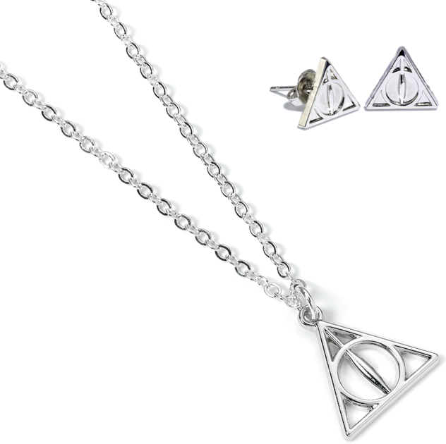 Zestaw biżuterii Carat Harry Potter Insygnia Śmierci naszyjnik + kolczyki (5055583442476) - Zdjęcie 2 Zestaw biżuterii Carat Harry Potter Insygnia Śmierci naszyjnik + kolczyki (5055583442476) - obraz 2