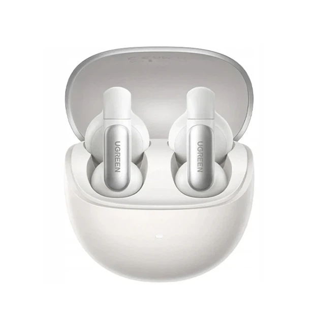 Беспроводные наушники TWS UGREEN WS210 HiTune S5 Bluetooth 5.4 с активным шумоподавлением IPX5 Белый - Фото 3 Беспроводные наушники TWS UGREEN WS210 HiTune S5 Bluetooth 5.4 с активным шумоподавлением IPX5 Белый - изображение 3