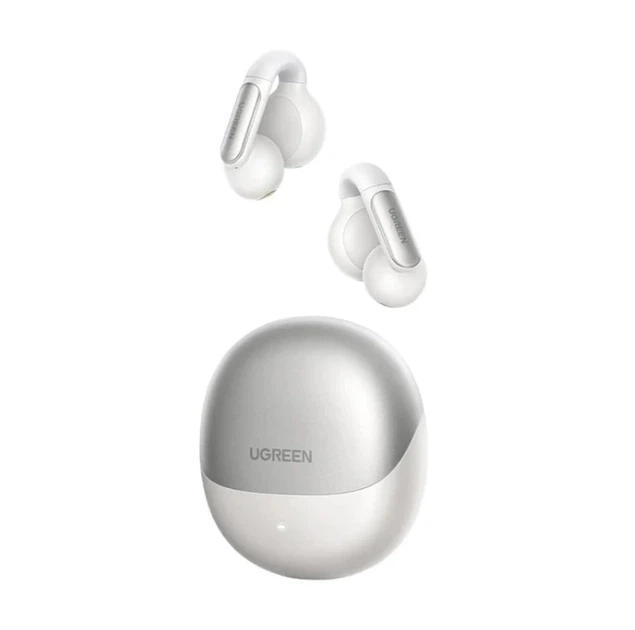 Беспроводные наушники TWS UGREEN WS210 HiTune S5 Bluetooth 5.4 с активным шумоподавлением IPX5 Белый - Фото 4 Беспроводные наушники TWS UGREEN WS210 HiTune S5 Bluetooth 5.4 с активным шумоподавлением IPX5 Белый - изображение 4