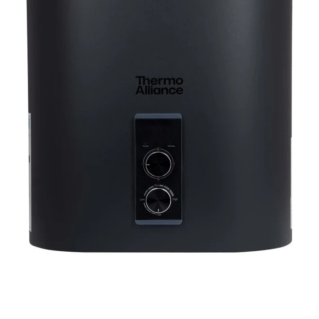 Водонагреватель накопительный 80 л мокрый ТЭН 2 кВт черный вертикальный Thermo Alliance - изображение 5