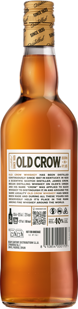 Виски бурбон Old Crow Original 0.7 л 40% (8410854000170) - Фото 2 Виски бурбон Old Crow Original 0.7 л 40% (8410854000170) - изображение 2