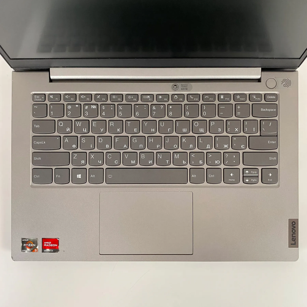 Ноутбук Б-класс Lenovo ThinkBook 14 G3 ACL / 14" (1920x1080) IPS / AMD Ryzen 5 5500U (6 (12) ядер по 2.1 - 4.0 GHz) / 16 GB DDR4 / 256 GB SSD / AMD Radeon Graphics 448SP / WebCam / TouchID б/у + Подарок Беспроводная мышь / USB - Фото 3 Ноутбук Б-класс Lenovo ThinkBook 14 G3 ACL / 14" (1920x1080) IPS / AMD Ryzen 5 5500U (6 (12) ядер по 2.1 - 4.0 GHz) / 16 GB DDR4 / 256 GB SSD / AMD Radeon Graphics 448SP / WebCam / TouchID б/у + Подарок Беспроводная мышь / USB - изображение 3