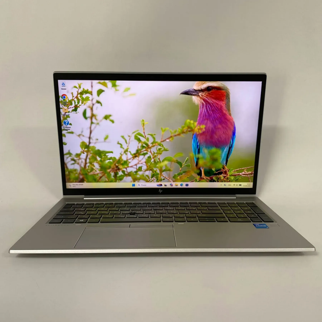 Ультрабук HP EliteBook 850 G8 / 15.6" (1920x1080) IPS / Intel Core i5-1135G7 (4 (8) ядра по 4.2 GHz) / 16 GB DDR4 / 256 GB SSD / Intel Iris Xe Graphics / WebCam / TouchID б/в + Подарунок Бездротова миша / USB - Фото 2 Ультрабук HP EliteBook 850 G8 / 15.6" (1920x1080) IPS / Intel Core i5-1135G7 (4 (8) ядра по 4.2 GHz) / 16 GB DDR4 / 256 GB SSD / Intel Iris Xe Graphics / WebCam / TouchID б/в + Подарунок Бездротова миша / USB - зображення 2