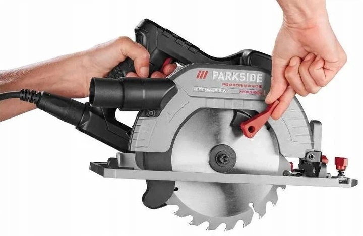 Ручная циркулярная пила Parkside PPHKS 1800 A1 1800 Вт, пильный диск 190 мм - Фото 7 Ручная циркулярная пила Parkside PPHKS 1800 A1 1800 Вт, пильный диск 190 мм - изображение 7
