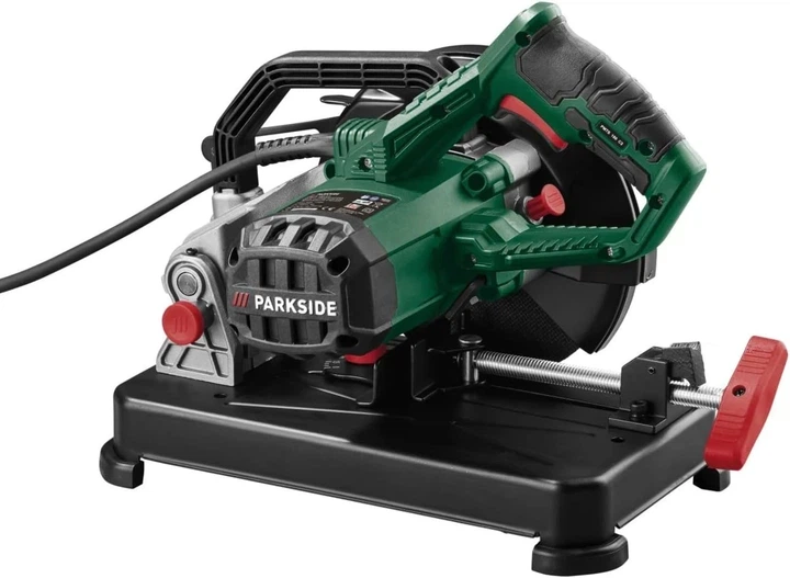 Відрізна пила по металу Parkside PMTS 180 B2 1280 Вт, диск 180 мм, глибина різу до 50 мм, 7700 об/хв - Фото 4 Відрізна пила по металу Parkside PMTS 180 B2 1280 Вт, диск 180 мм, глибина різу до 50 мм, 7700 об/хв - зображення 4