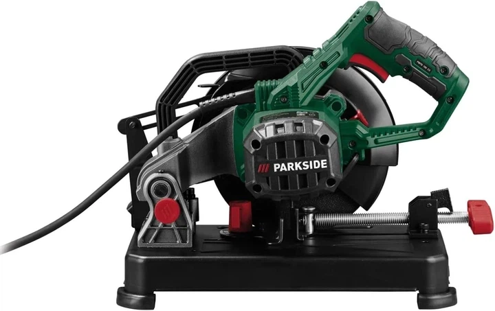 Відрізна пила по металу Parkside PMTS 180 B2 1280 Вт, диск 180 мм, глибина різу до 50 мм, 7700 об/хв - Фото 5 Відрізна пила по металу Parkside PMTS 180 B2 1280 Вт, диск 180 мм, глибина різу до 50 мм, 7700 об/хв - зображення 5