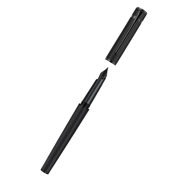 Ручка перьевая HERO H605C черная в подарочной коробке - Фото 1 Ручка перьевая HERO H605C черная в подарочной коробке - изображение 1