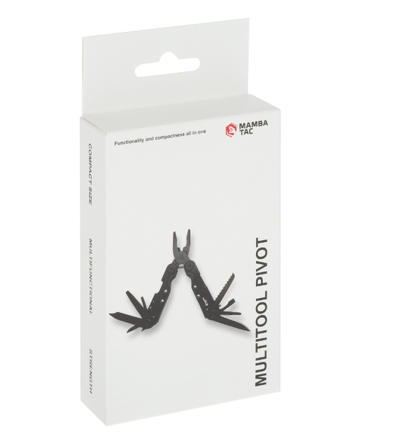 Мультитул Mamba Tac Axe Pivot 12 в 1 Черный MBT-PVT - изображение 2