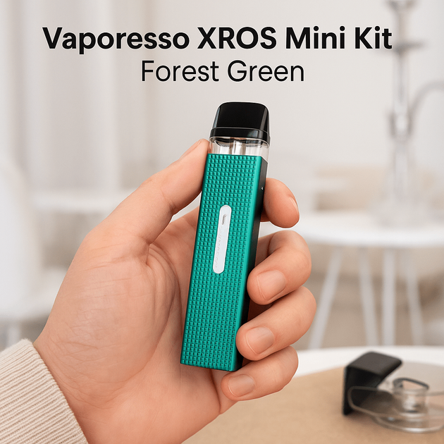 Pod система Vaporesso XROS Mini Kit Forest Green вейп 1000 мАч Вапорессо Хрос многоразовая электронка 0.8 Ом Мини Кит 2 мл зелёный - Фото 11 Pod система Vaporesso XROS Mini Kit Forest Green вейп 1000 мАч Вапорессо Хрос многоразовая электронка 0.8 Ом Мини Кит 2 мл зелёный - изображение 11