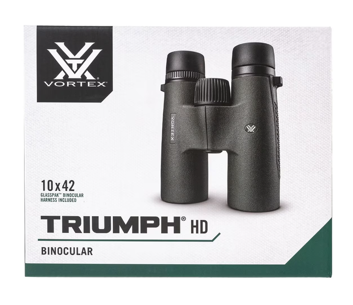 Бінокль Vortex Triumph HD 10x42 Олива TRI-1042 - Фото 3 Бінокль Vortex Triumph HD 10x42 Олива TRI-1042 - зображення 3