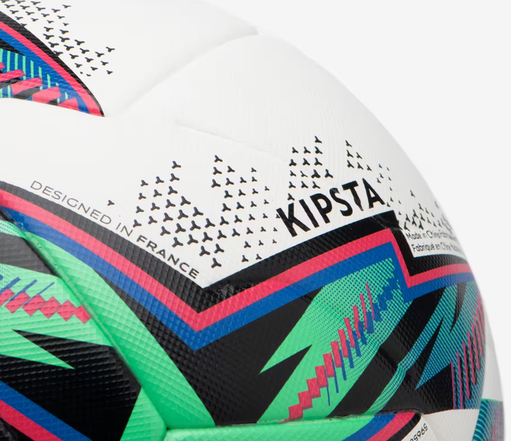 Футбольный Мяч №5 (68,5 до 69,5 см) KIPSTA FIFA QUALITY PRO (от 12 лет) Гибридный Мяч Белый - изображение 2
