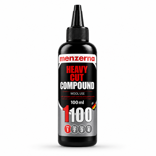 Полировальная паста MENZERNA Heavy Cut Compound 1100, 100 мл, одно авто - изображение 2