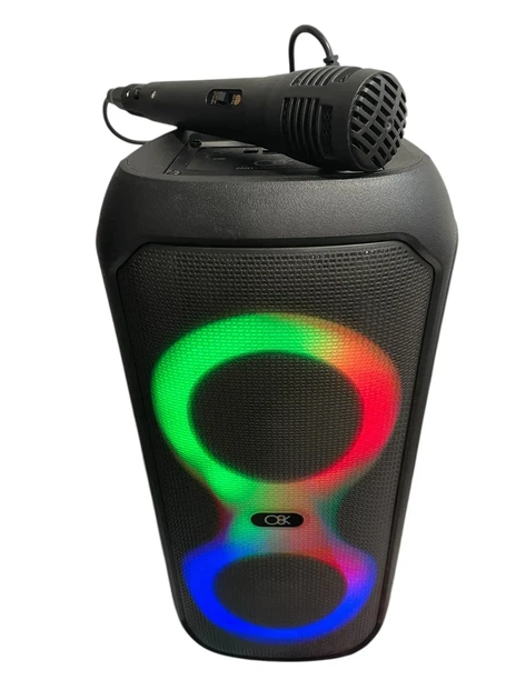 Портативная Bluetooth-колонка BT-2427 4"×2 с микрофоном, 20 Вт - изображение 4