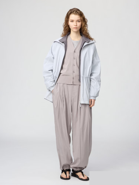 Дощовик Uniqlo розмір L бузковий (70) (484029) - Фото 2 Дощовик Uniqlo розмір L бузковий (70) (484029) - изображение 2
