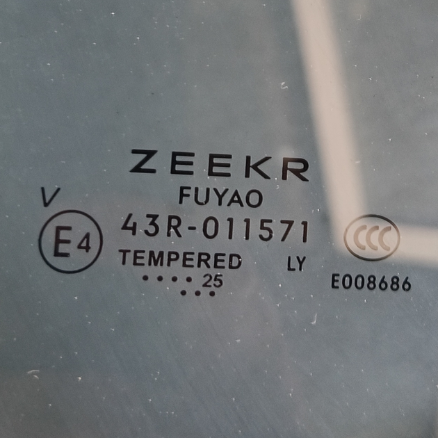 Скло задніх правих дверей, тоноване, Zeekr 7X ( DWG-ZKR-7X-R/R ) - изображение 3
