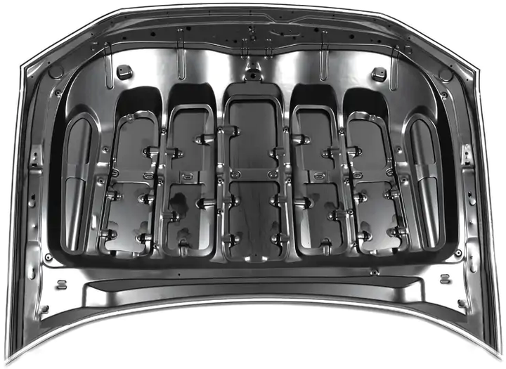 Капот под покраску GBT черный металл для Toyota Land Cruiser 200 2016-2024 гг - изображение 4